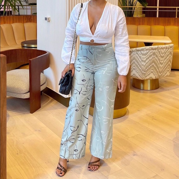 Green Face Pants - Picture 1 of 2